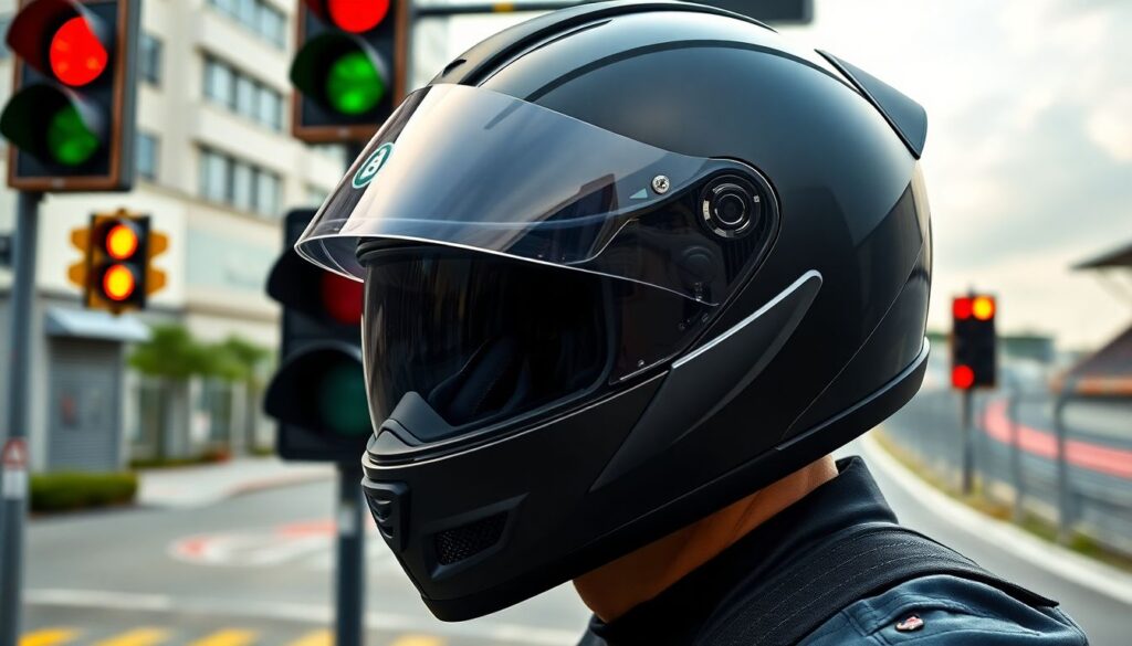 Обязательное ношение защитной каски водителями мотоциклов и скутеров - иллюстрация