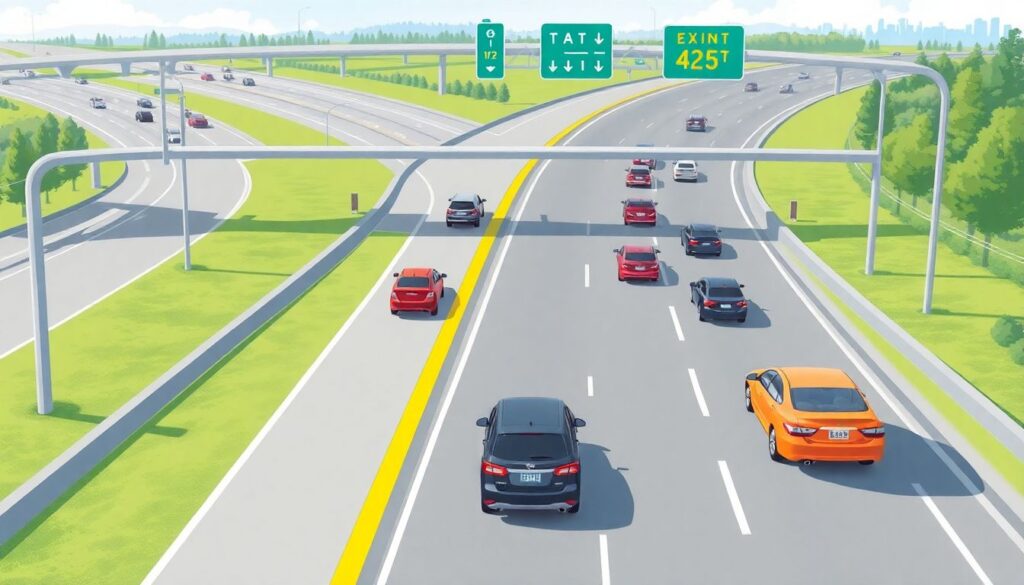 Как выбрать безопасную дистанцию при движении по городу - иллюстрация