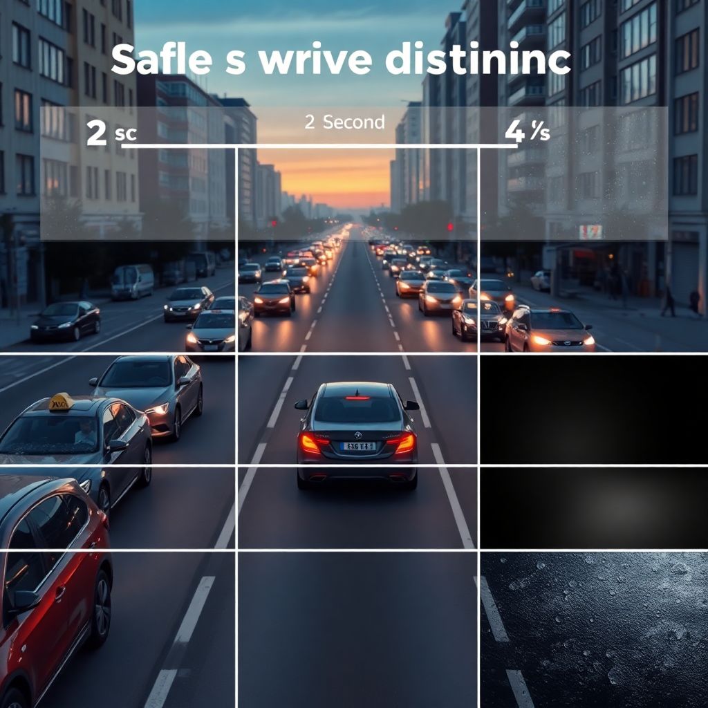 Как выбрать безопасную дистанцию при движении по городу на автомобиле