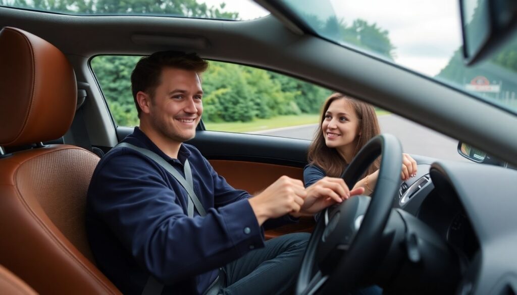 Безопасные маневры на развязке: разворот, обгон, перестроение - иллюстрация