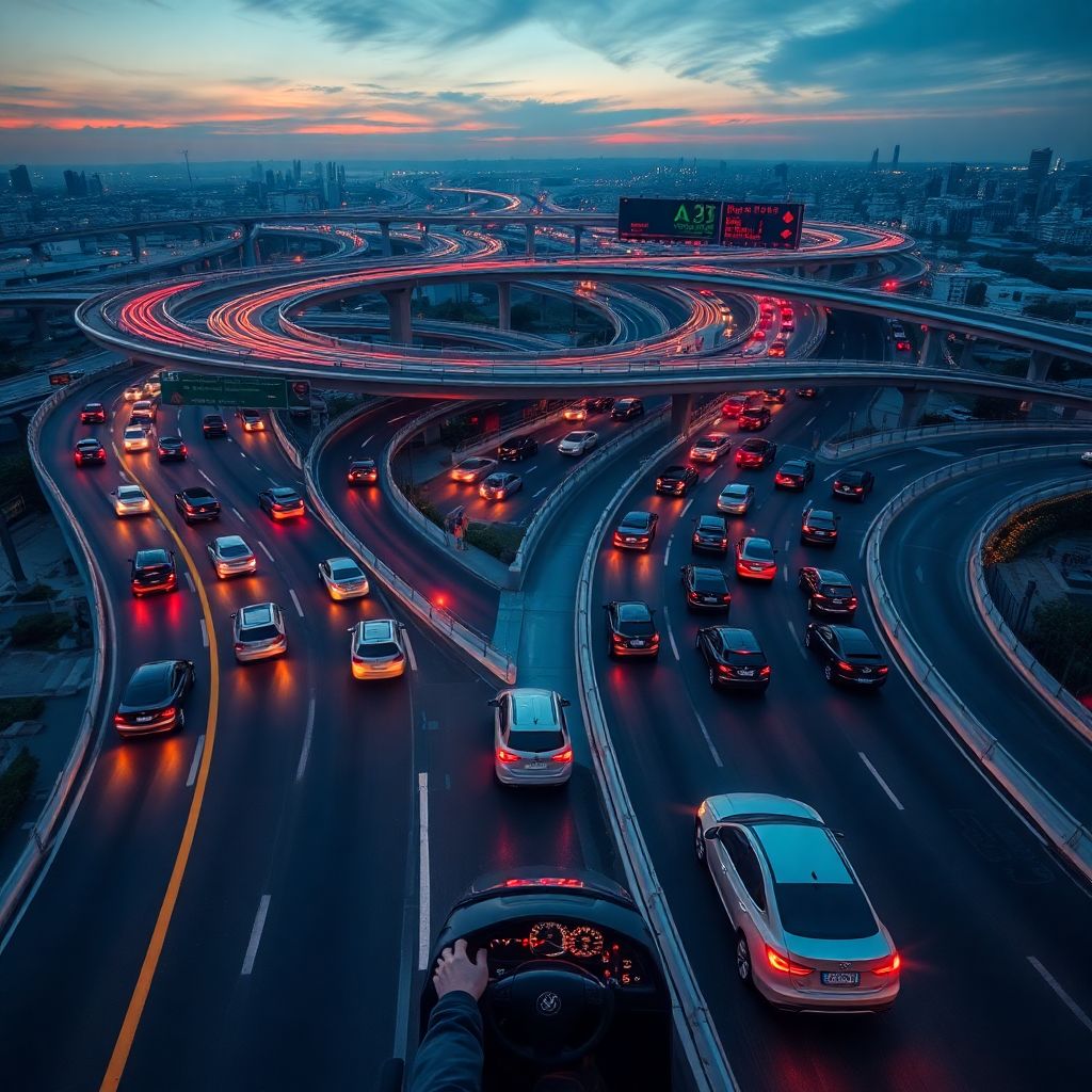 Безопасные маневры на развязке: разворот, обгон и перестроение на дороге