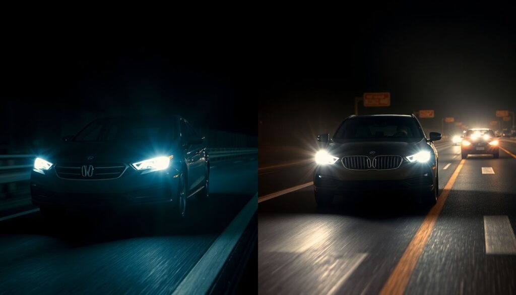 Как снизить риски на трассе в ночное время - иллюстрация