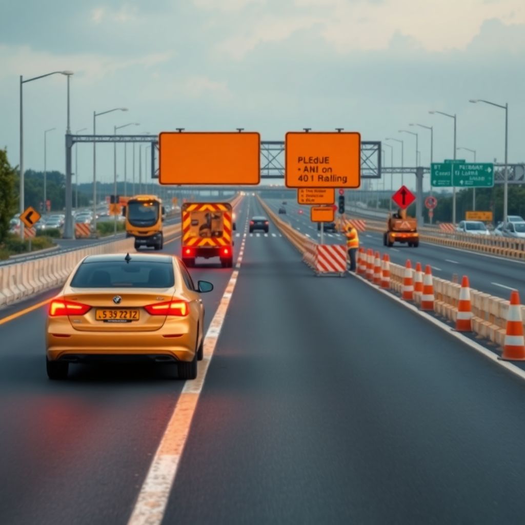 Безопасная езда в зоне ремонта дорог: советы водителям