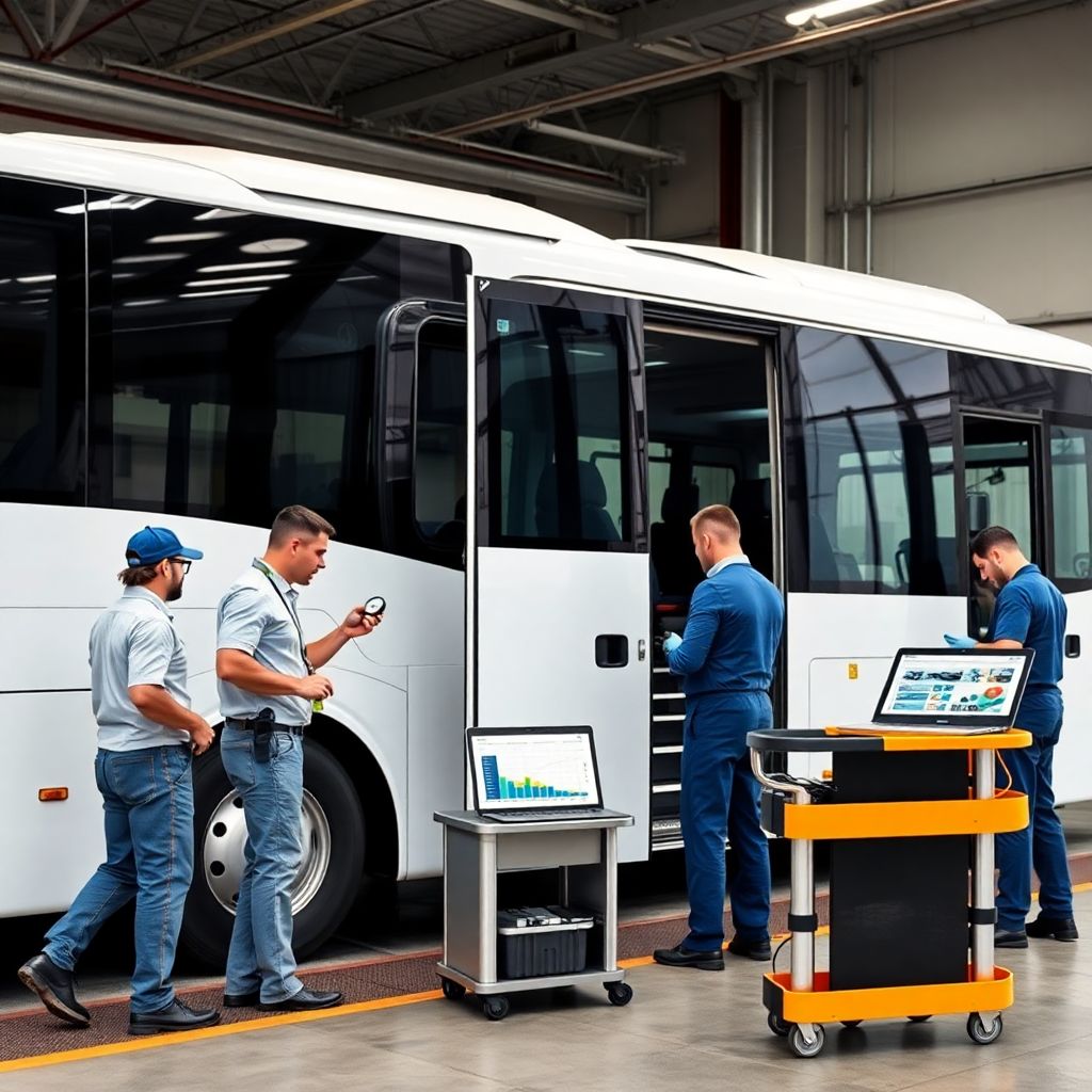 Техническое обслуживание автобуса перед дальней поездкой: что проверить