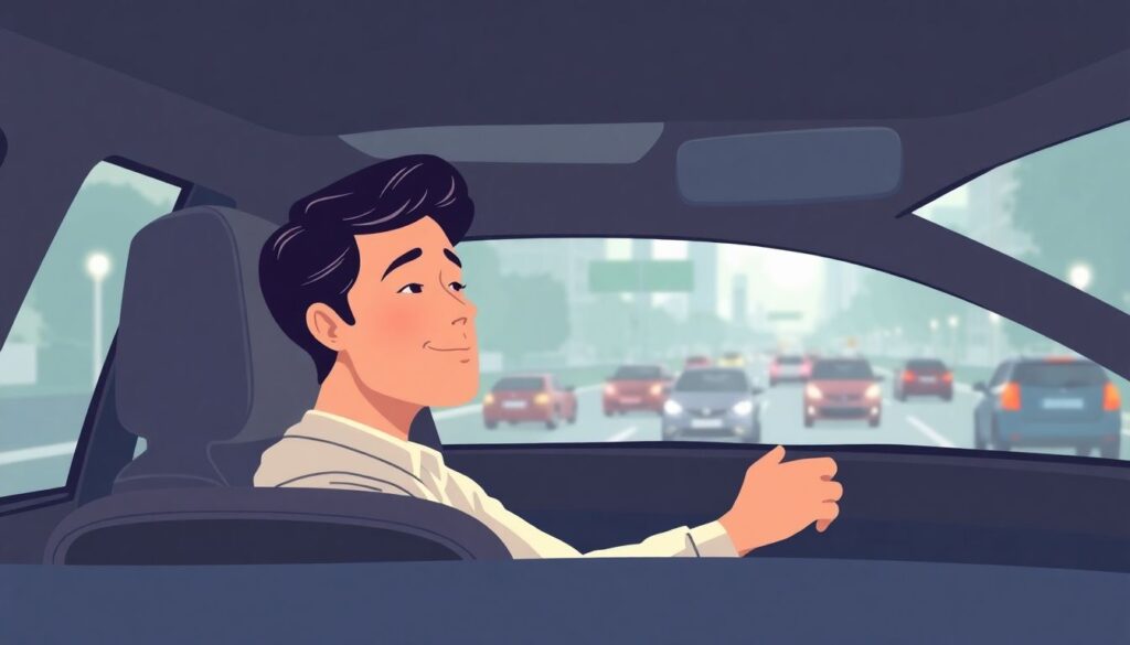 Психология вождения: как сохранять спокойствие за рулем - иллюстрация