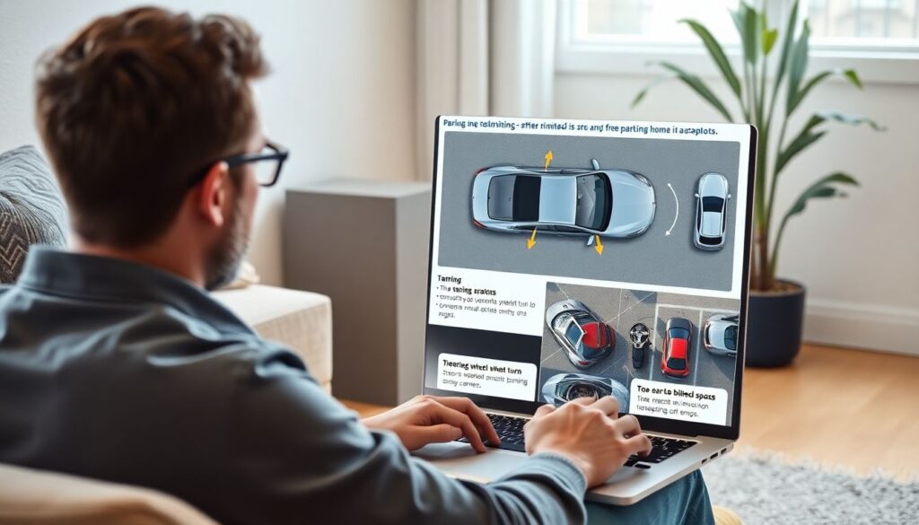 Техника безопасного парковочного манёвра при ограниченном пространстве - иллюстрация