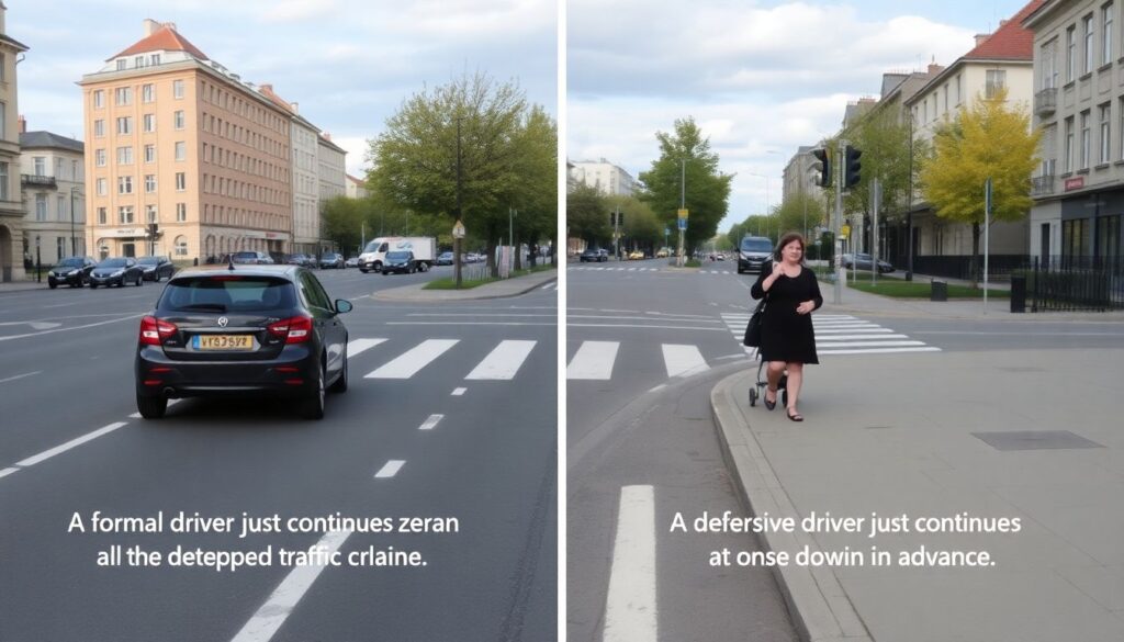 Как правильно оценивать дорожные ситуации по ситуации на дороге - иллюстрация