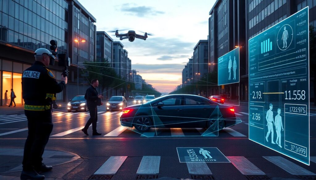 Разбор ДТП с участием пешехода и автомобиля - иллюстрация