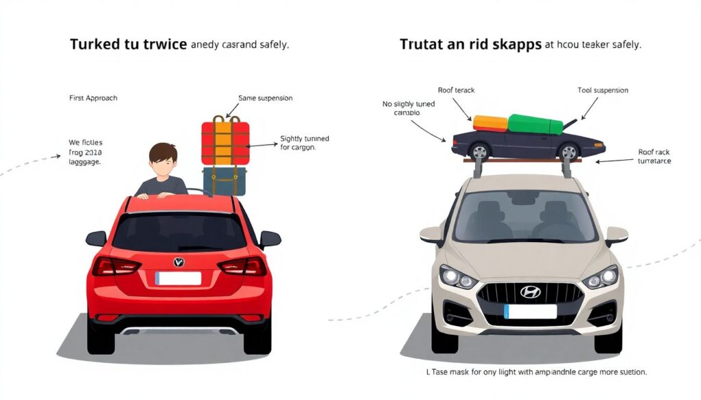 Как действовать водителю при багажном багажнике и перегрузе - иллюстрация