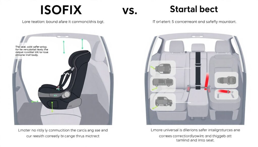 Особенности перевозки детей: ремни безопасности и кресла - иллюстрация