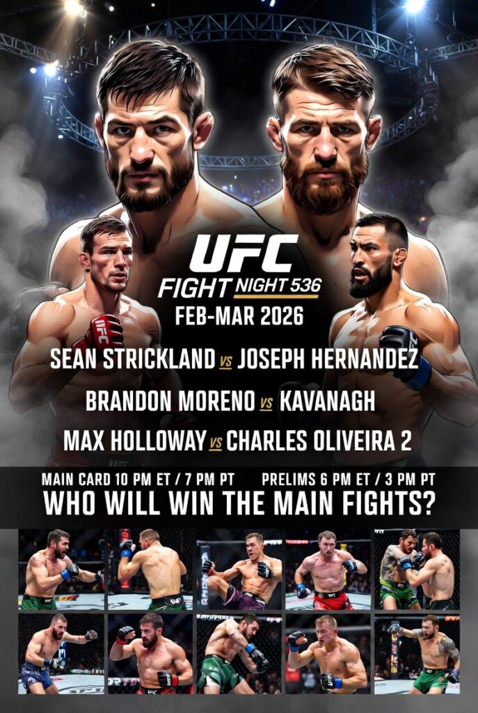 Прогнозы на UFC февраль-март 2026: кто заберёт верх в главных боях?