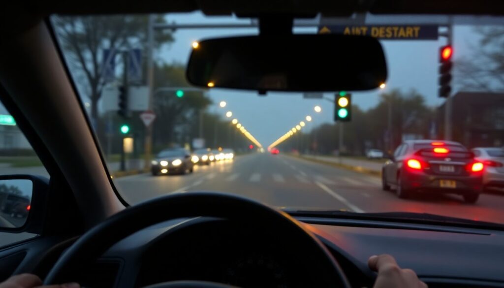 Как действовать водителю при появлении сдерживающих сигналов светофора - иллюстрация