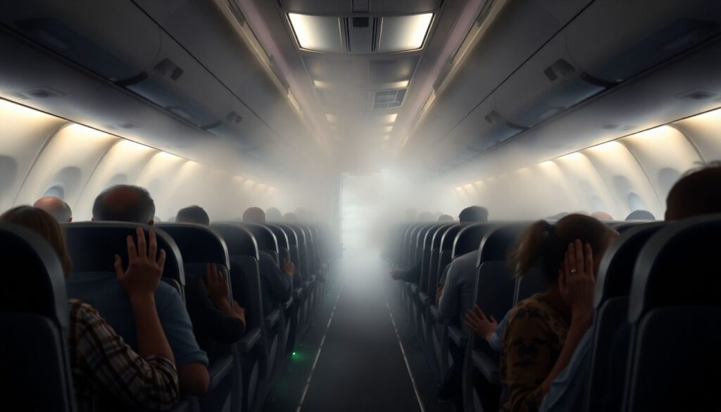 Как правильно вести себя в случае задымления салона - иллюстрация