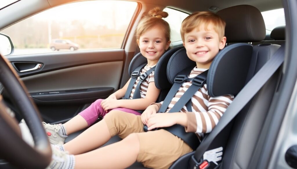 Правила перевозки детей в детских креслах и ремнях - иллюстрация