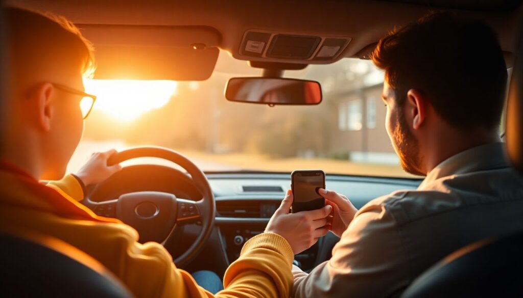 Безопасное использование мобильного телефона за рулем в рамках ПДД - иллюстрация