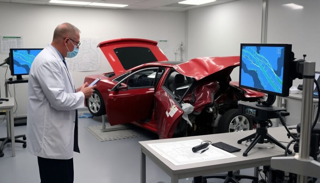 Разбор практических примеров дорожно-транспортных происшествий - иллюстрация