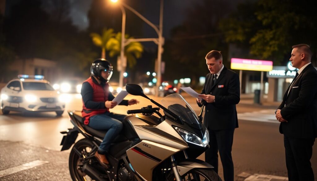 Как действовать водителю при ДТП с участием мотоцикла - иллюстрация