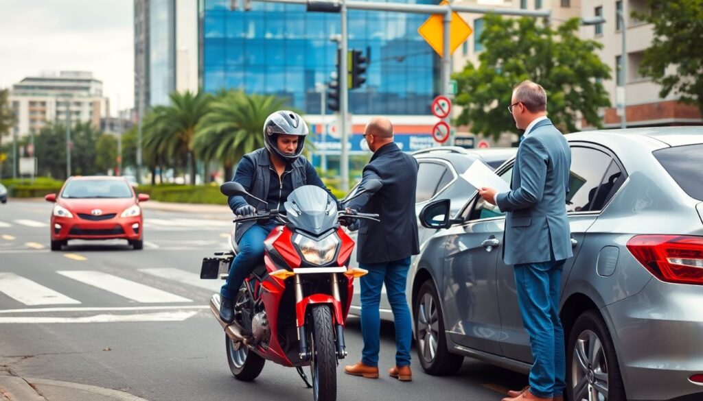 Как действовать водителю при ДТП с участием мотоцикла - иллюстрация