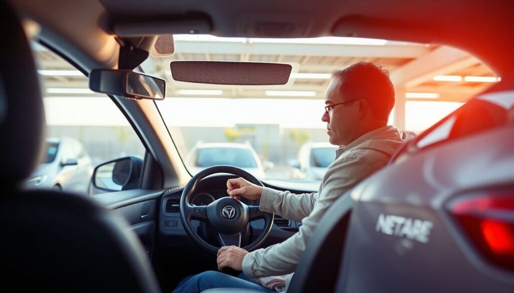 Безопасная езда на дороге в условиях каршеринга - иллюстрация