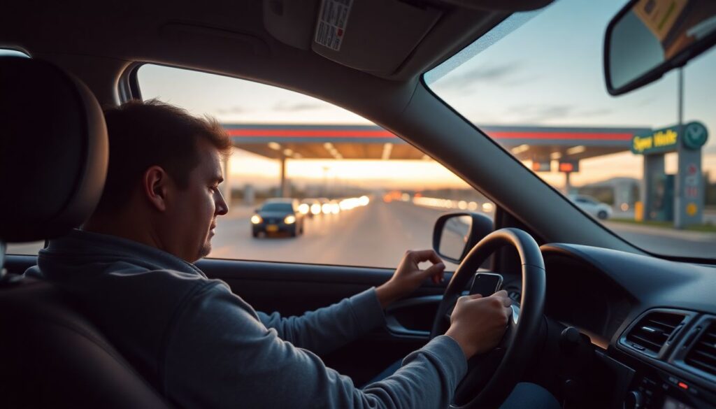 Как снизить усталость за рулем во время дальних поездок - иллюстрация