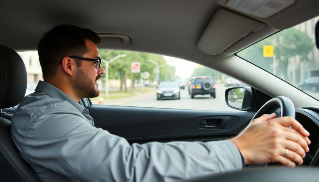 Руководство по безопасной езде в условиях городского трафика - иллюстрация